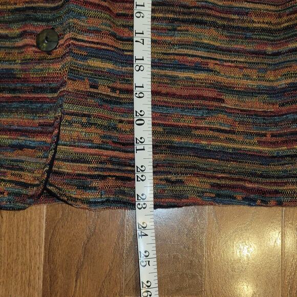 Coldwater Creek, Petite Medium | Vintage Warm Colorful Button Down Jacket - Picture 5 of 6